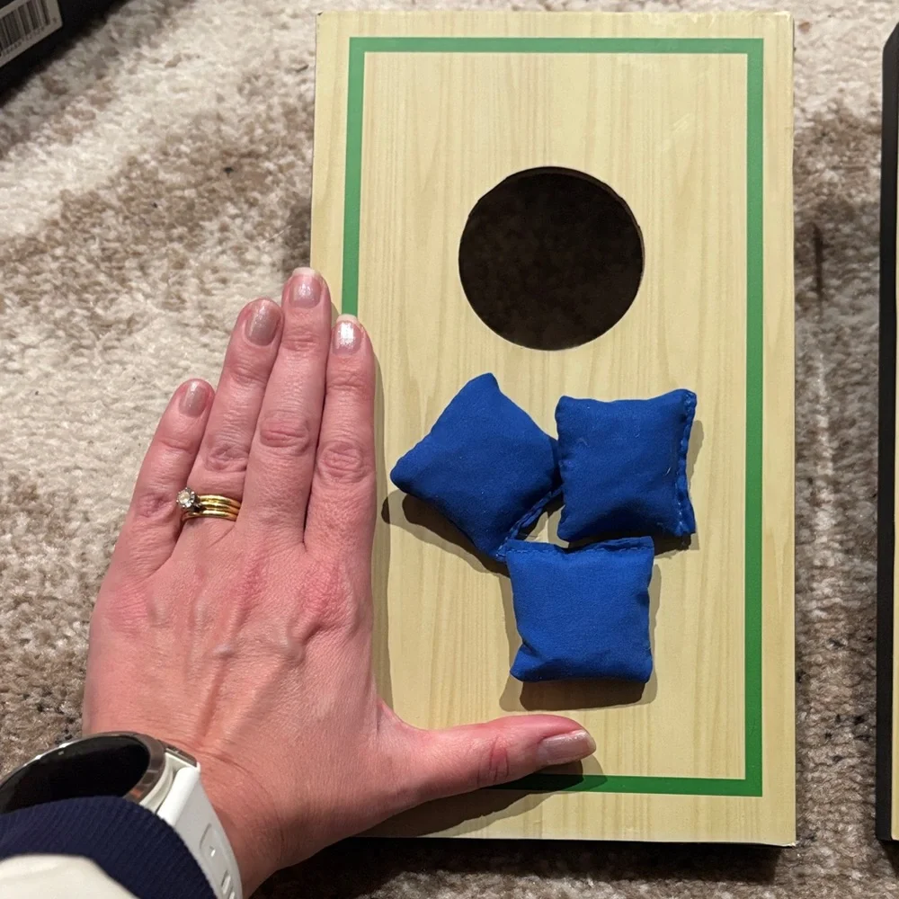 Desktop Bean Bag Toss Game Set
